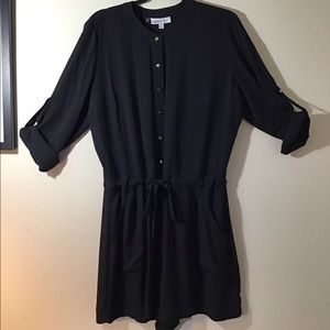 Black with Gold accents Romper by Jennifer Lopez